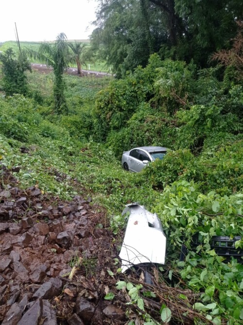 Duas Pessoas Ficam Feridas Ap S Sa Da De Pista No Oeste De Sc Clicrdc