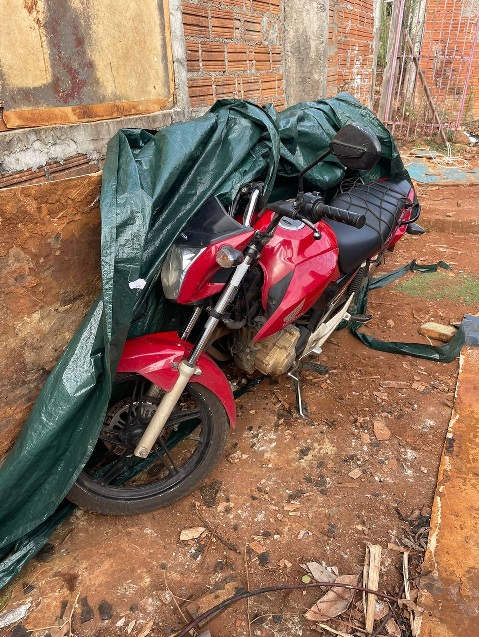 Motocicleta furtada é localizada em residência de Chapecó ClicRDC