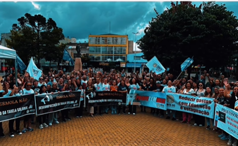 Greve de professores em Santa Catarina Nota Oficial da Educação de