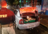 VÍDEO: Após perseguição, PRF prende traficante com quase 200 quilos de maconha no carro