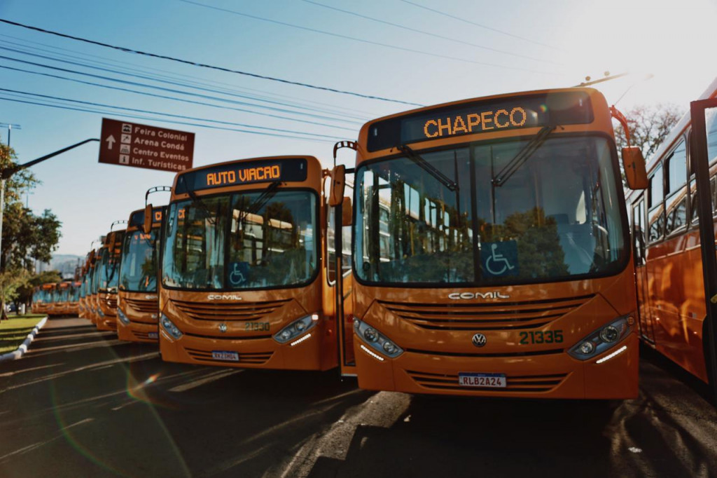 Saiba como funcionará o transporte coletivo em Chapecó no feriado do dia 12 de outubro