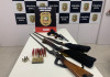 Dois homens são presos por posse ilegal de arma no Oeste de SC