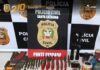 Armas de fogo e munições são apreendidas na casa de idoso no Oeste de SC
