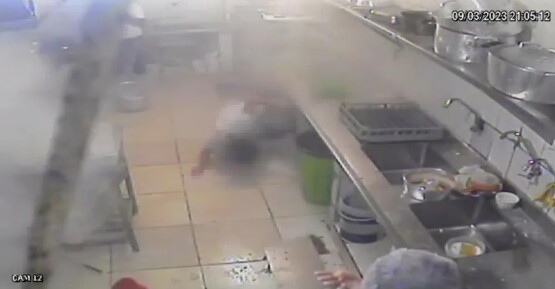 VÍDEO: Cozinheira morre após explosão de panela de pressão
