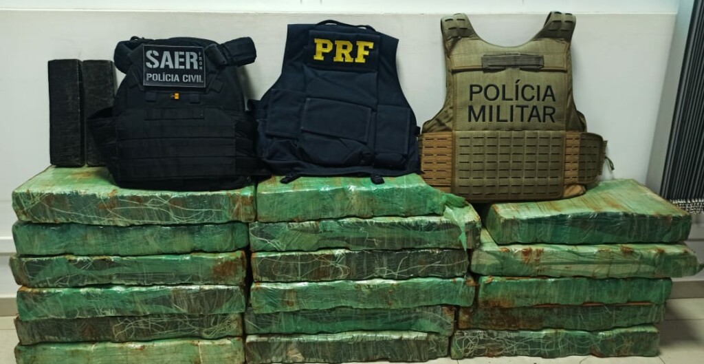 Ação conjunta das forças de segurança resulta em grande apreensão de drogas no Oeste de SC