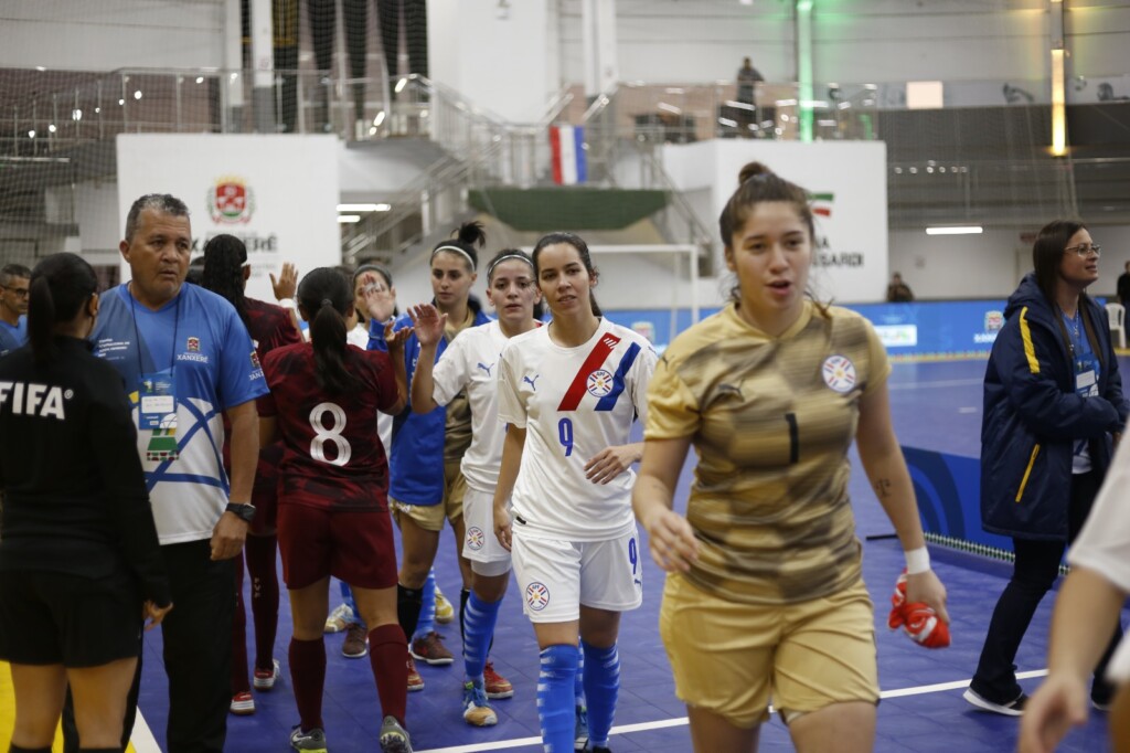 Na estreia do Torneio Internacional de Futsal Feminino, Paraguai vence a Venezuela em Xanxerê
