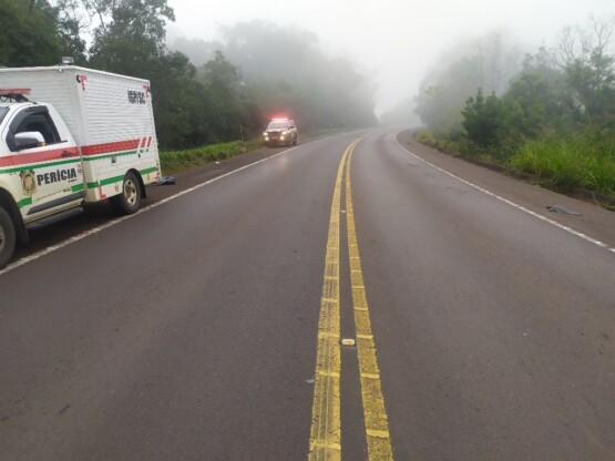 Homem morre atropelado e veículo foge no Oeste de Santa Catarina