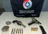 Jovem é preso com duas armas de fogo e munições em Chapecó