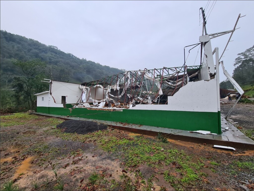 IMAGENS: Defesa Civil divulga nota sobre chuvas intensas no Oeste de Santa Catarina  