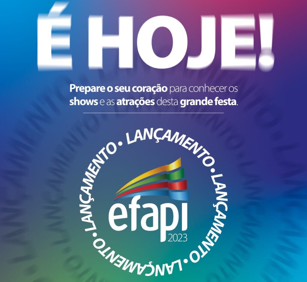 Acompanhe a divulgação da programação e os shows da Efapi 2023