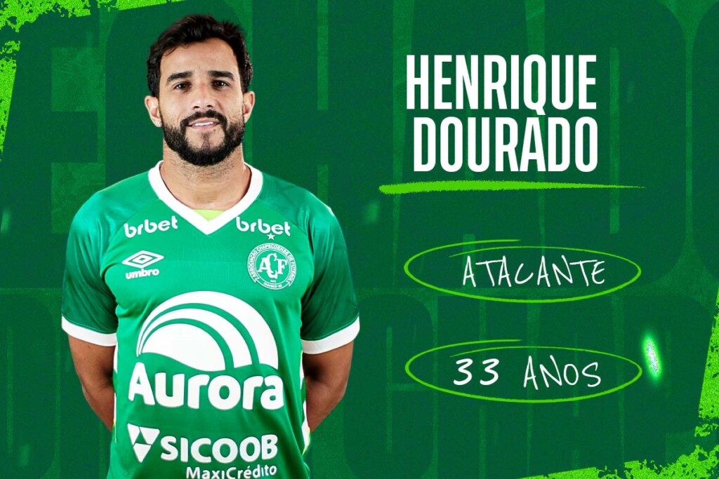 Henrique Dourado é o novo reforço da Chapecoense