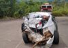VÍDEO: Grave acidente entre carro e caminhão é registrado em Chapecó