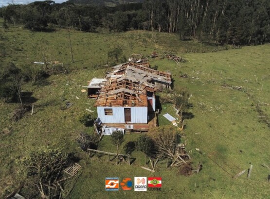 URGENTE: Defesa Civil confirma passagem de tornado em Santa Catarina