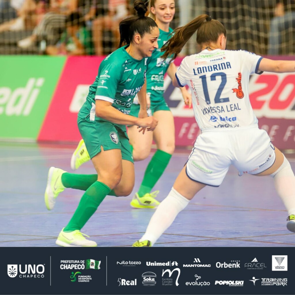 Definido o adversário da Female de Chapecó nas quartas de final da Liga Feminina de Futsal  