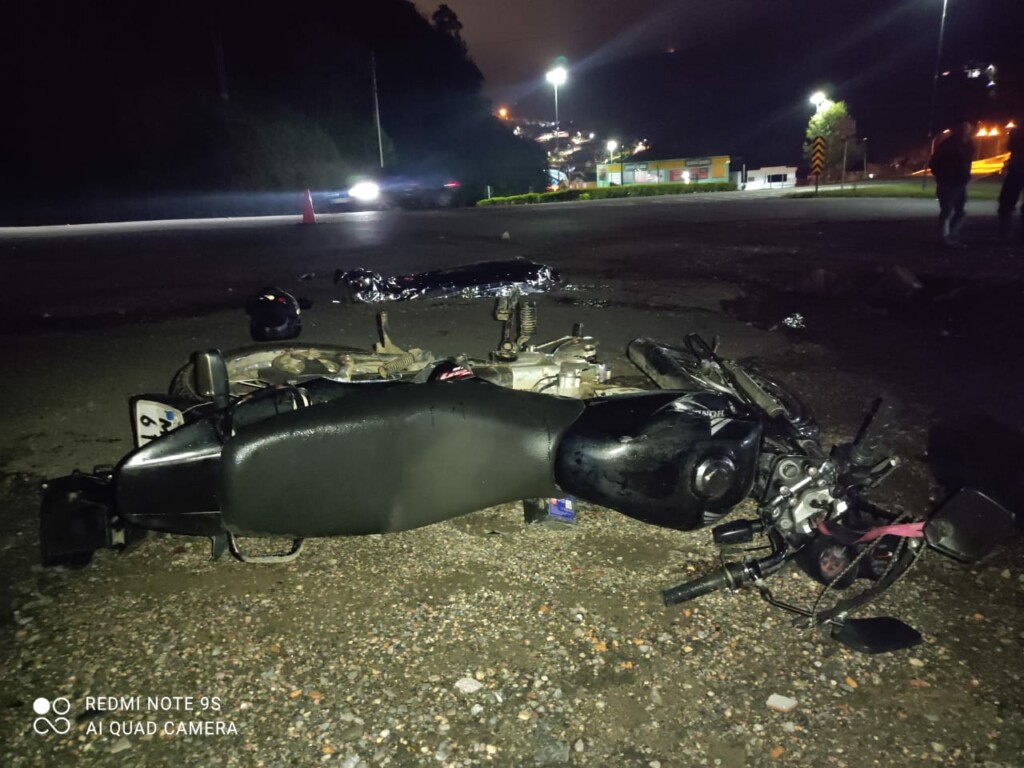 Motociclista morre após colisão com caminhonete na BR-282