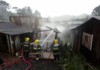 Incêndio em residência em SC é controlado pelo Corpo de Bombeiros