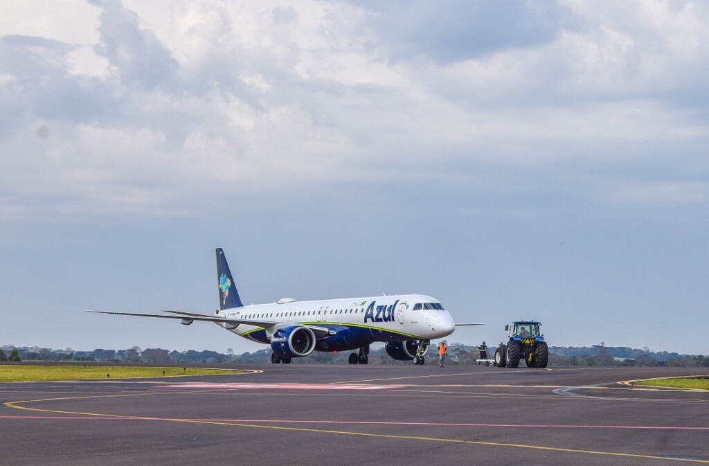 Ampliação da malha: Novo voo diário começa a ser operado em Chapecó
