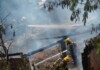 Incêndio consome casa de madeira não habitada em Chapecó