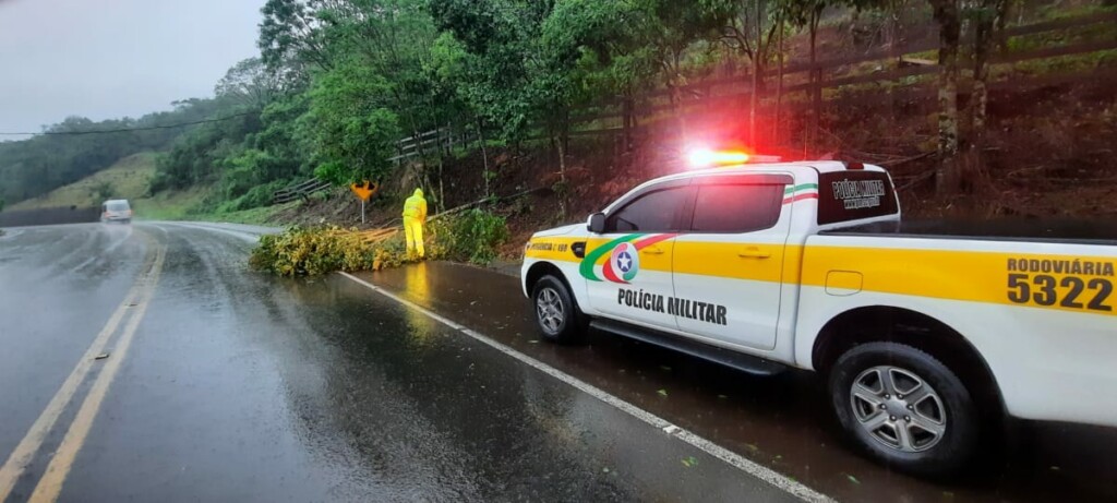 PMRv atualiza as ocorrências nas rodovias de Chapecó