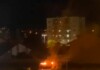 VÍDEO: Lixeiras são incendiadas por vândalos em Chapecó