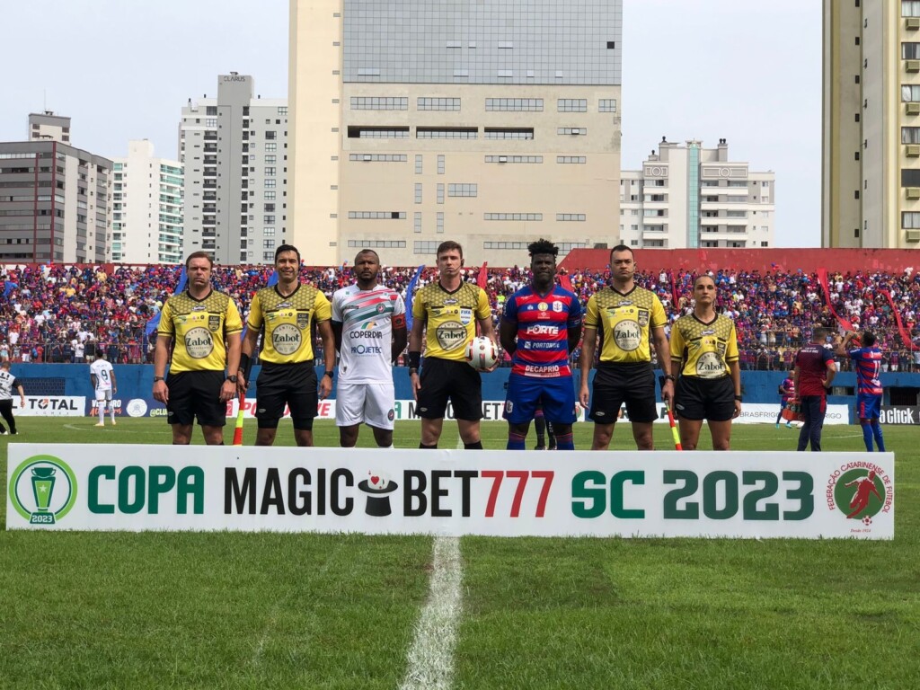 Marcílio Dias e Concórdia empatam no jogo de ida da final da Copa SC