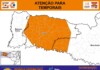Risco ‘Alto’: Defesa Civil alerta para temporais no Oeste de Santa Catarina