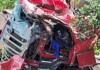 Caminhoneiro morre após tombamento de carreta na SC-161