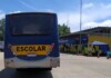 PRF flagra ônibus escolar com documento adulterado em rodovia de Santa Catarina