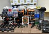 PF apreende cerca de 1,3 tonelada de cocaína, armas e munições