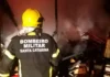 Homem morre carbonizado após incêndio em ‘barraco’ no Oeste de Santa Catarina