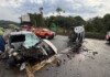Grave acidente mata mãe em rodovia de Santa Catarina
