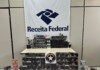 VÍDEO: Receita Federal apreende 469 celulares e mais de 1.300 cigarros eletrônicos em operação em Chapecó