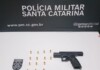 Polícia flagra homem com arma de fogo em Chapecó