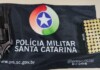 Homem é preso com arma de fogo de uso restrito e munições no Oeste de SC