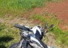 Idoso morre em acidente de moto