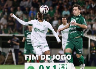 Na reta final da Série B, Chapecoense perde para o América-MG na Arena Condá