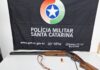 Homem é preso após ameaçar esposa com espingarda no Oeste Catarinense