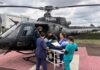 Transferência aeromédica salva idosa com suspeita de AVC no Oeste de SC