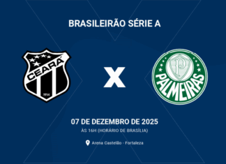 Palpite: Ceará x Palmeiras – Brasileirão Série A (07/12)