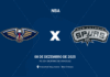 Palpite: New Orleans Pelicans x San Antonio Spurs – NBA (08/12)
