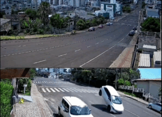 VÍDEO: Faixa elevada é ignorada por motoristas em rua de Chapecó