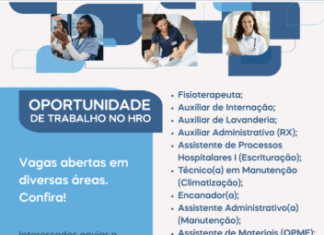 HRO abre vagas de emprego em diversas áreas e reforça equipes em Chapecó