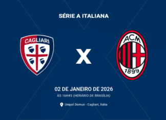 Palpite: Cagliari x Milan – Serie A Italia (02/01)