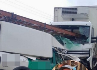 Identificado caminhoneiro que morreu após ser atingido por escada projetada em colisão frontal em SC
