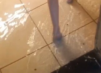VÍDEO: Água da chuva invade residência em Chapecó após obras de pavimentação