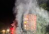 Incêndio atinge carreta carregada com baterias na BR-282 em SC