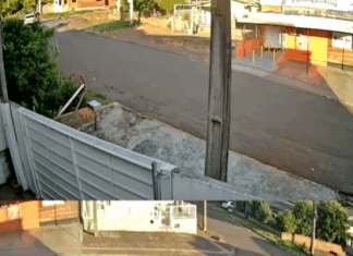 VÍDEO: Cinco acidentes são registrados em 45 dias em local bem sinalizado em Chapecó