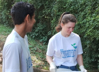 Parceria entre Celesc e CASAN garante nova limpeza no Lajeado São José em Chapecó