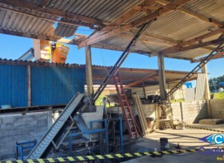 Trabalhador morre após queda de seis metros em empresa