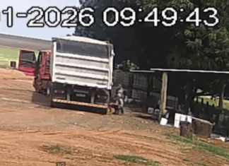 VÍDEO: Explosão de pneu mata trabalhador de Nonoai em propriedade rural